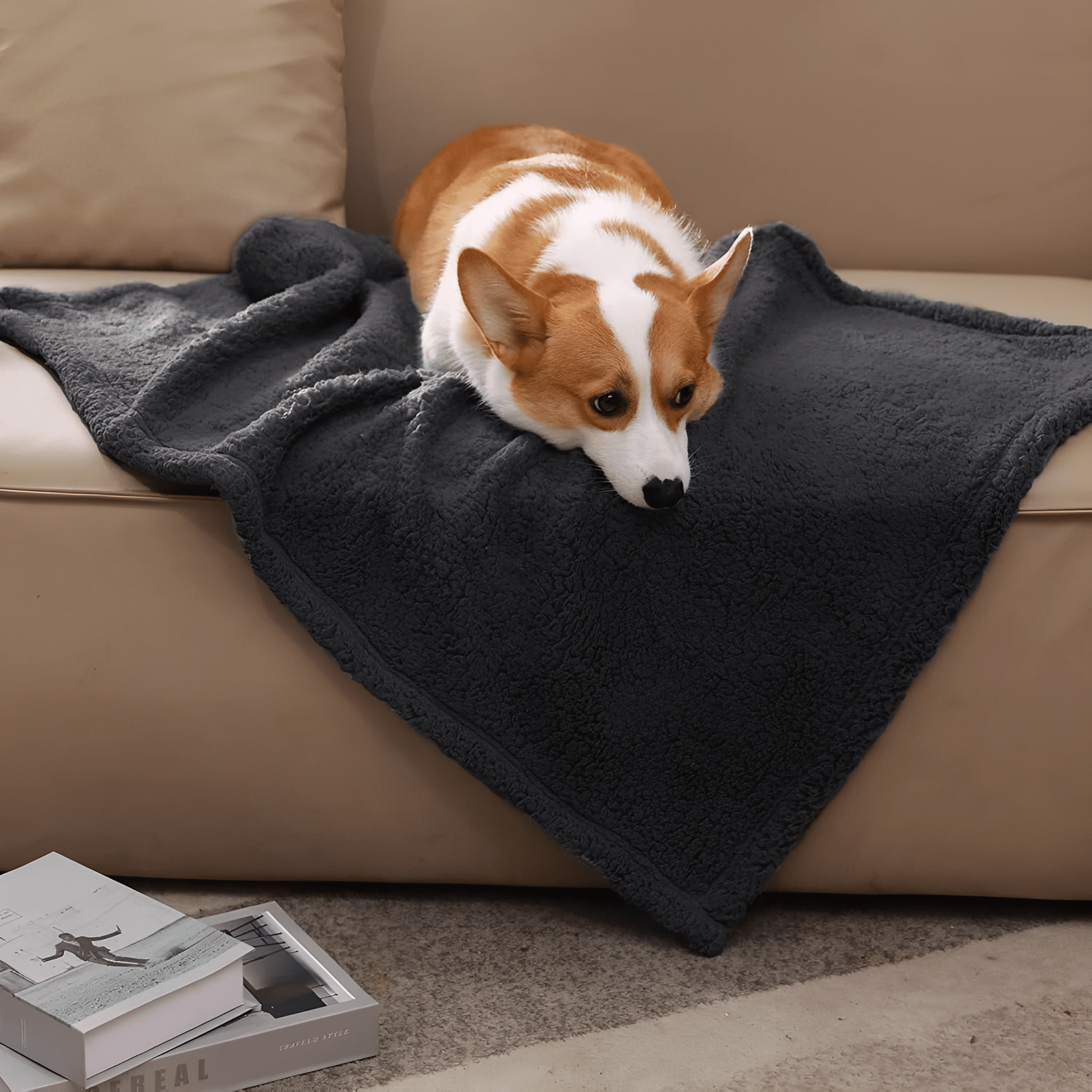 WarmWoof - Pluche Fleece Huisdierdeken - Mivero