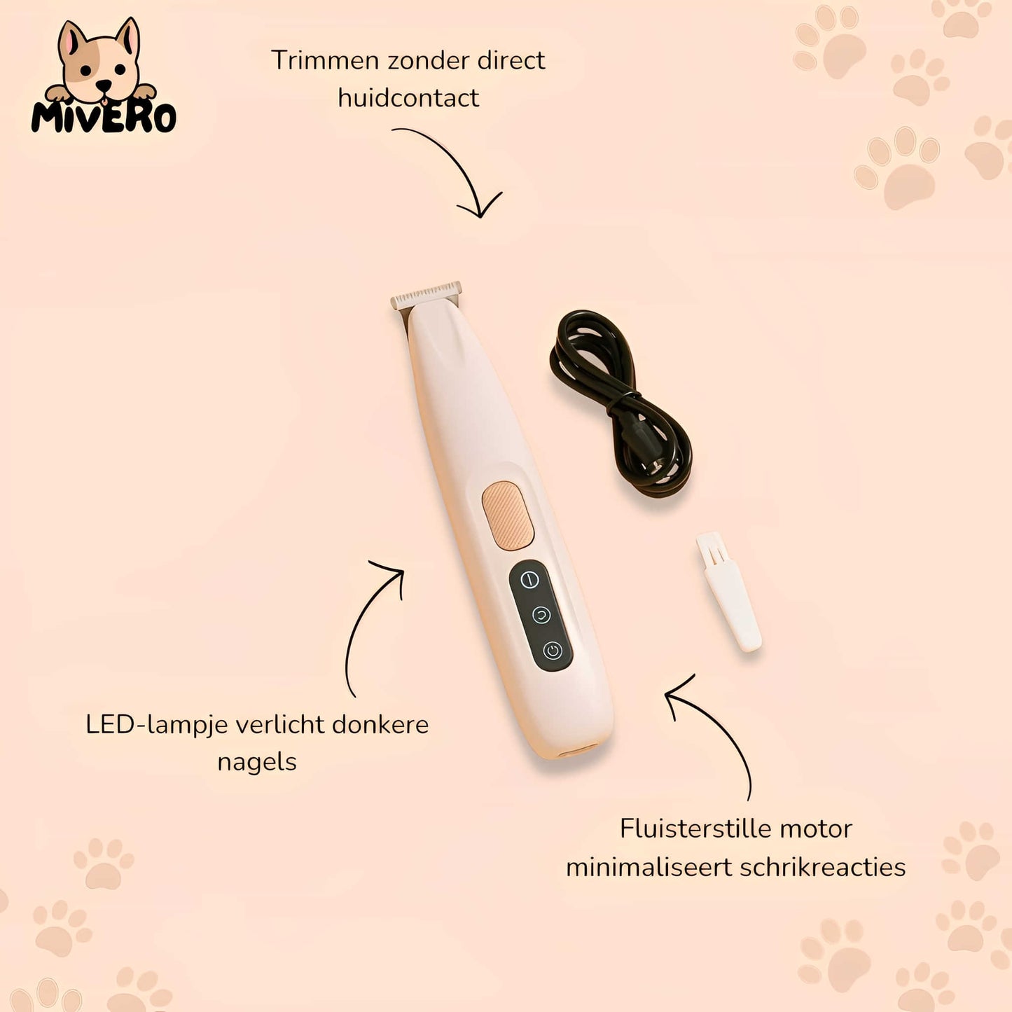 zenclip - pootjes trimmer honden led - mivero