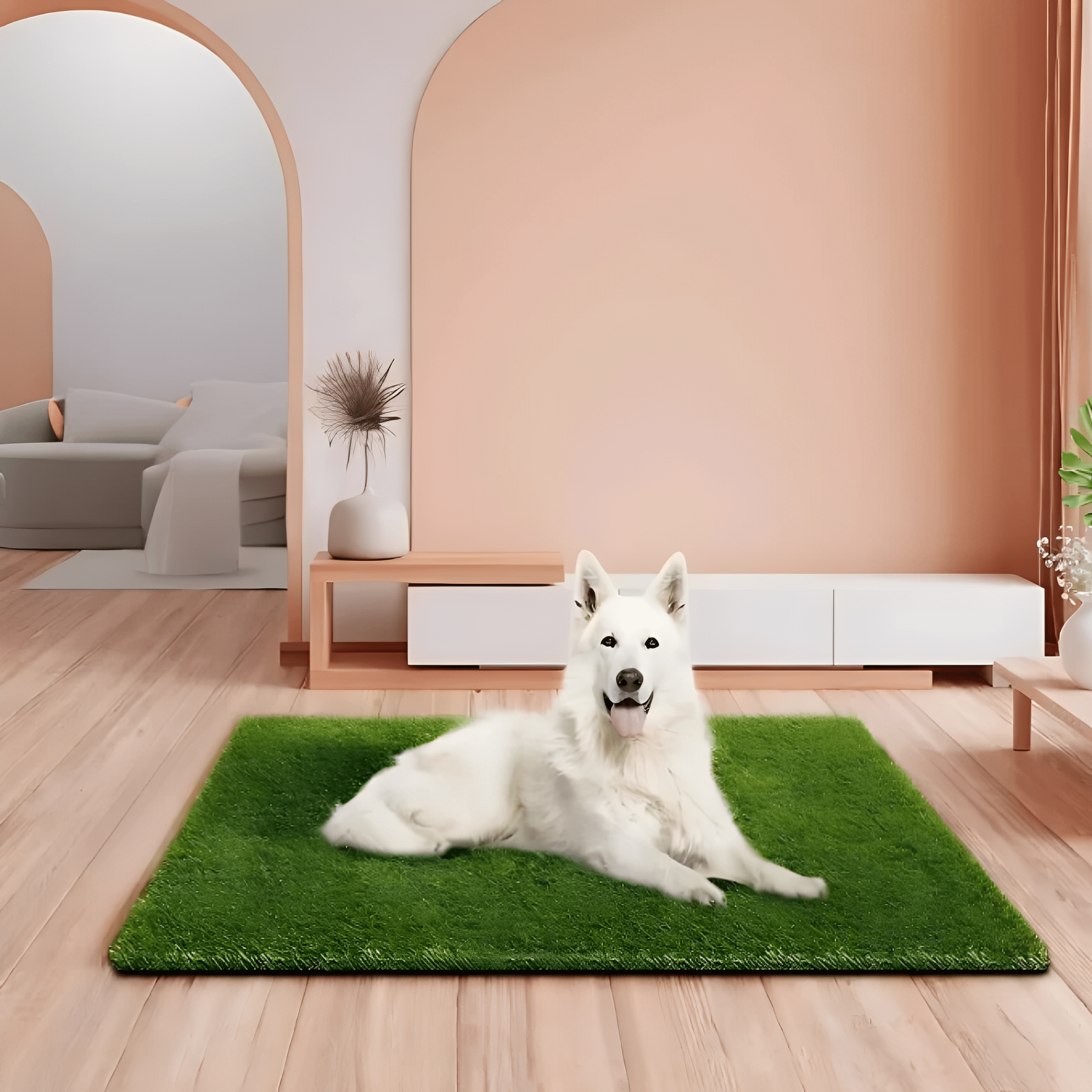 Zenvana - Grasachtige Toiletmat Huisdieren - Mivero