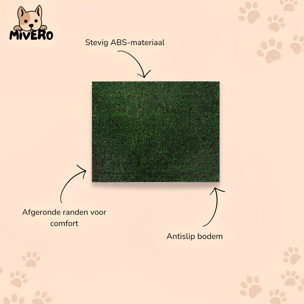 Zenvana - Grasachtige Toiletmat Huisdieren - Mivero