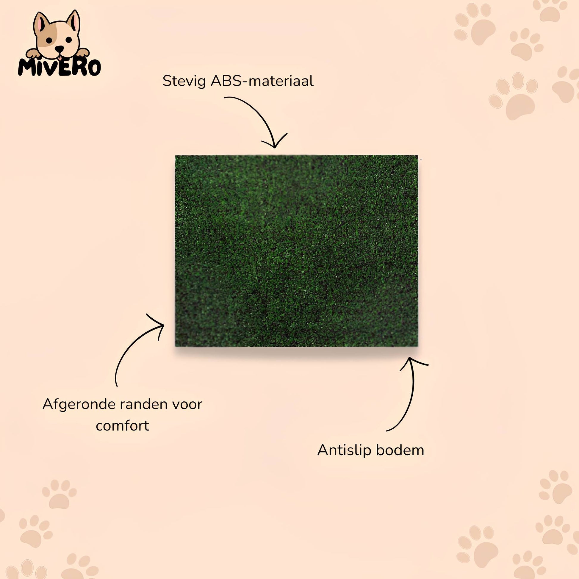 Zenvana - Grasachtige Toiletmat Huisdieren - Mivero