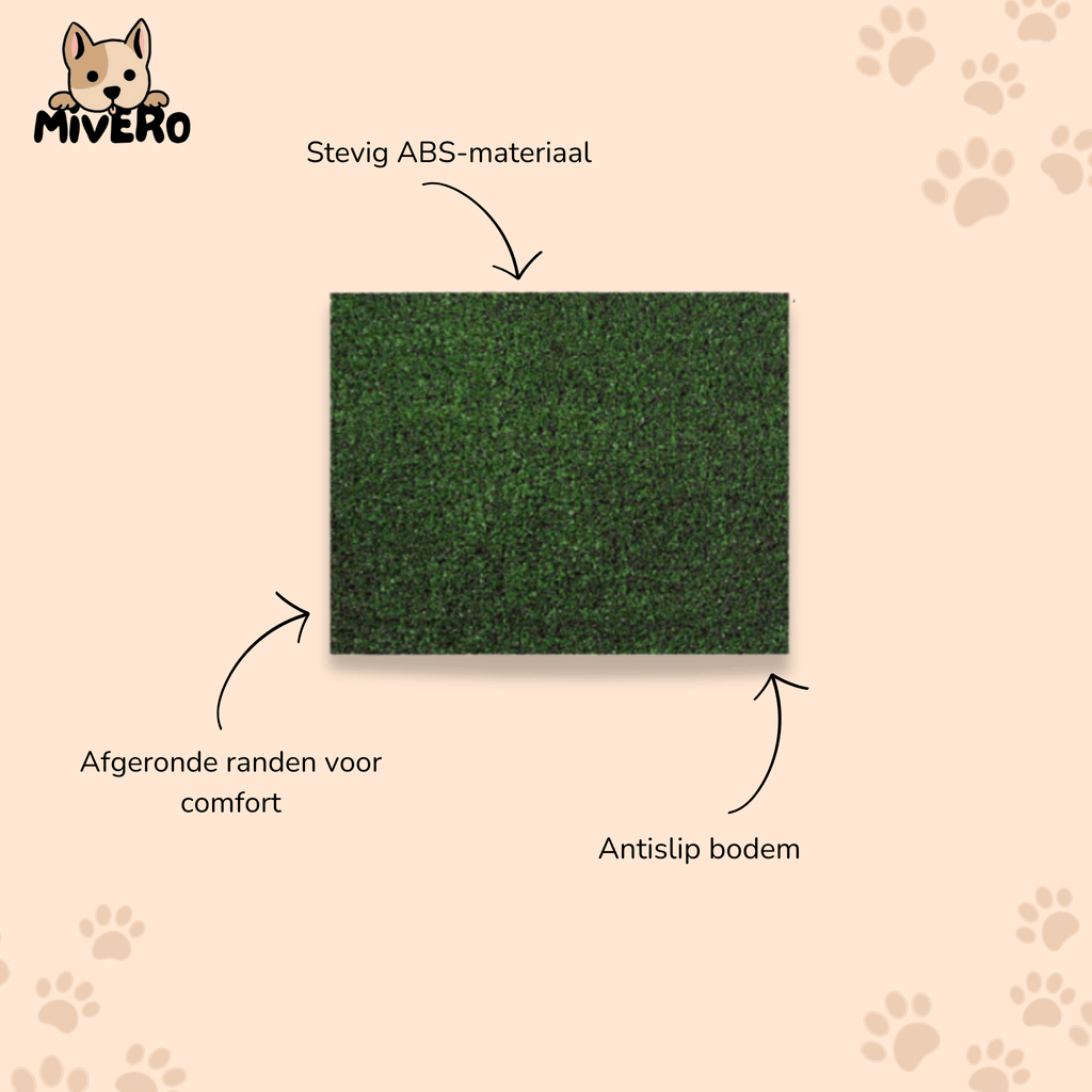 Zenvana - Grasachtige Toiletmat Huisdieren - Mivero