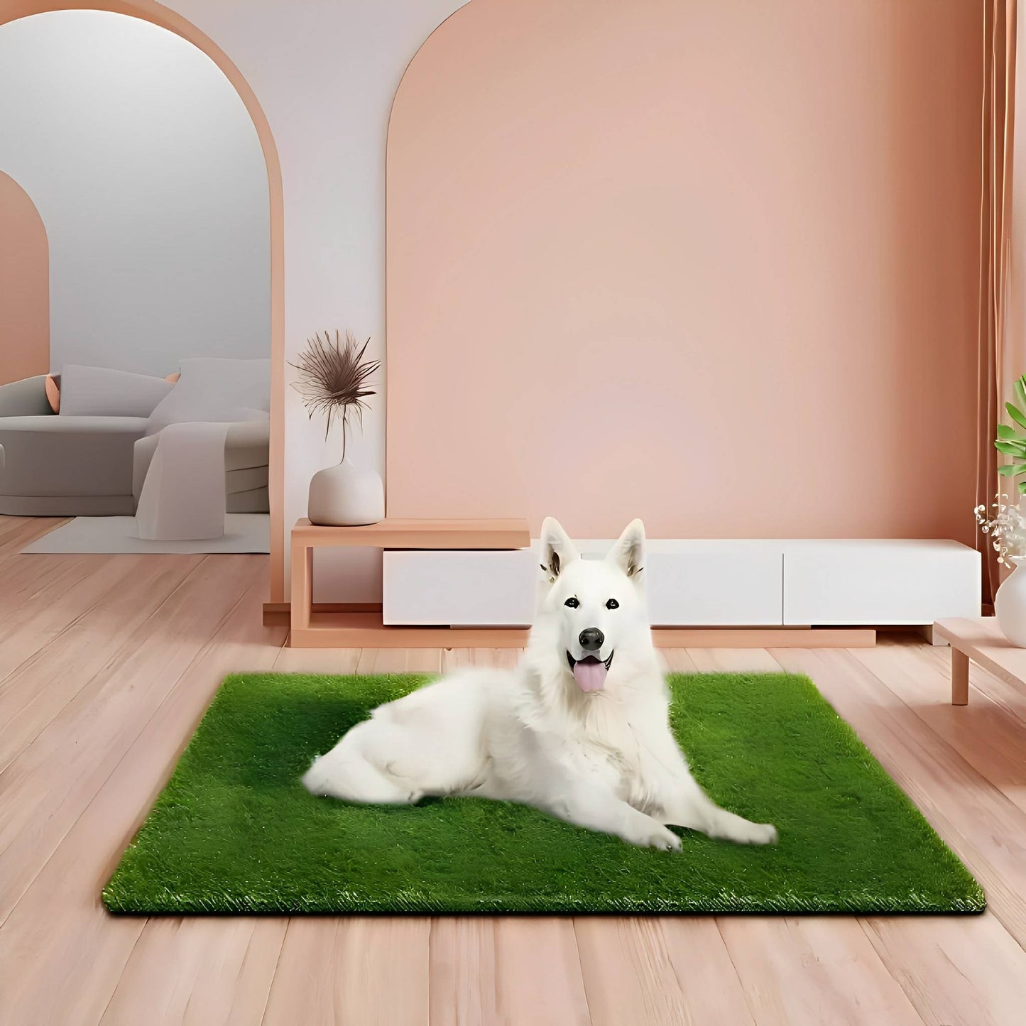 zenvana - grasachtige toiletmat huisdieren - mivero